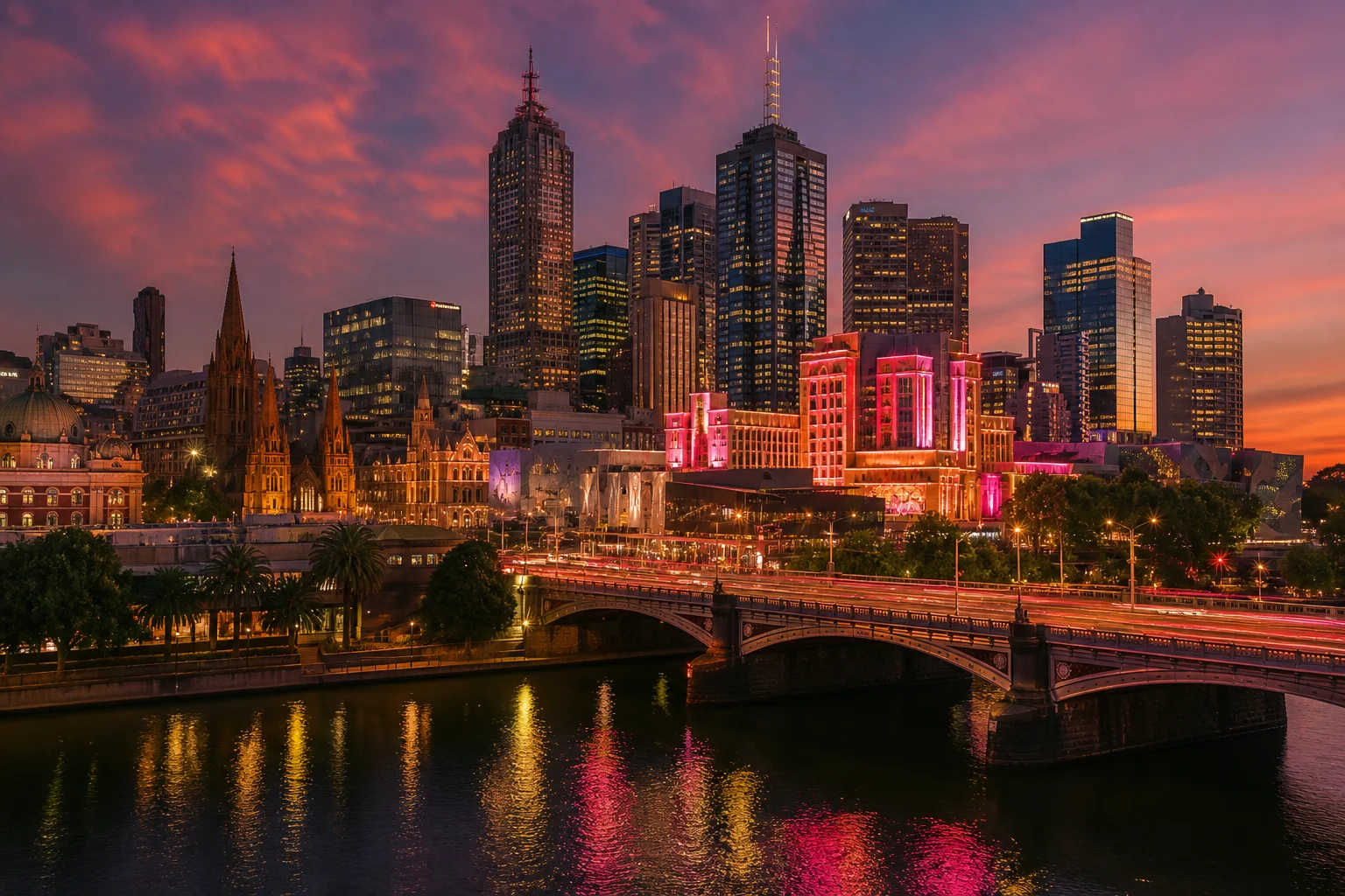 Editorial city guide graphic for Casino Mate readers in Melbourne, VIC