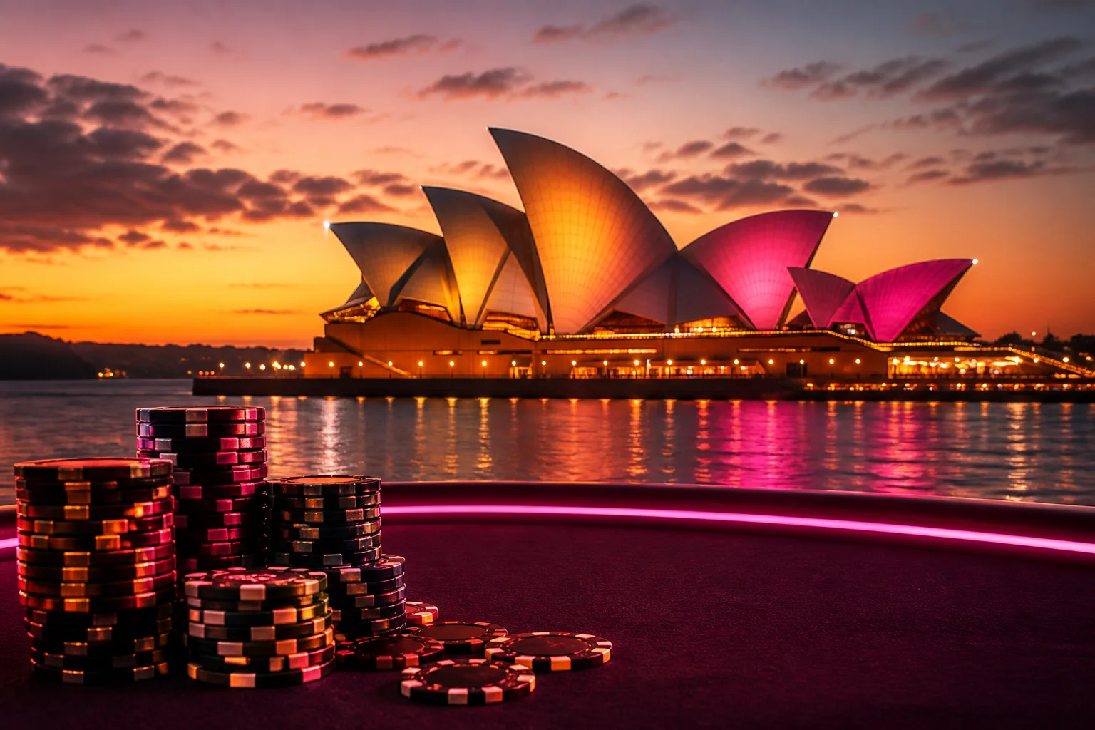Editorial city guide graphic for Casino Mate readers in Sydney, NSW