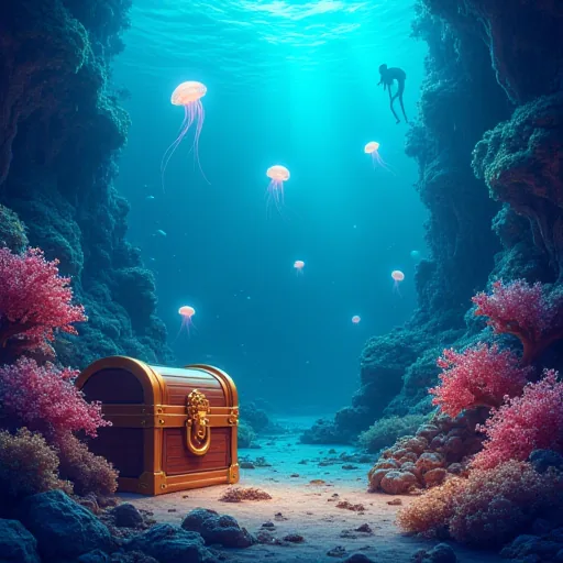 Coral Treasure pokie artwork at Casino Mate